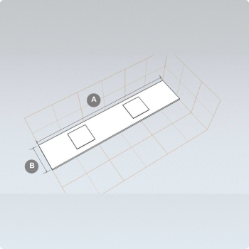 П-образная столешница